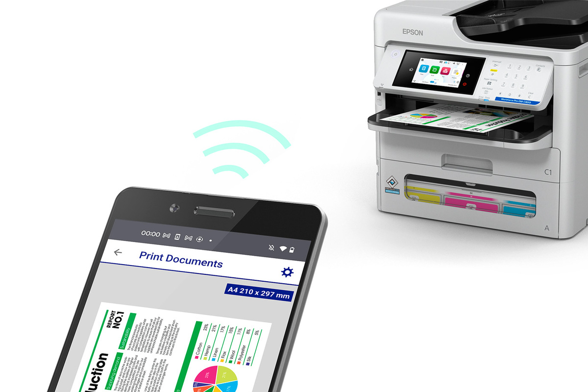 Epson WorkForce Pro WF-EM-C800RDWTF - Görsel 2