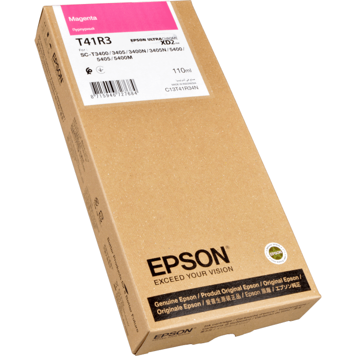 Epson T41R3 (C13T41R340) Kırmızı Orjinal Kartuş - SC-T 3400