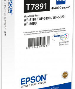 Epson C13T789140 (T7891) Siyah Orjinal Kartuş - WF-5110 / WF-5190