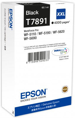 Epson C13T789140 (T7891) Siyah Orjinal Kartuş - WF-5110 / WF-5190